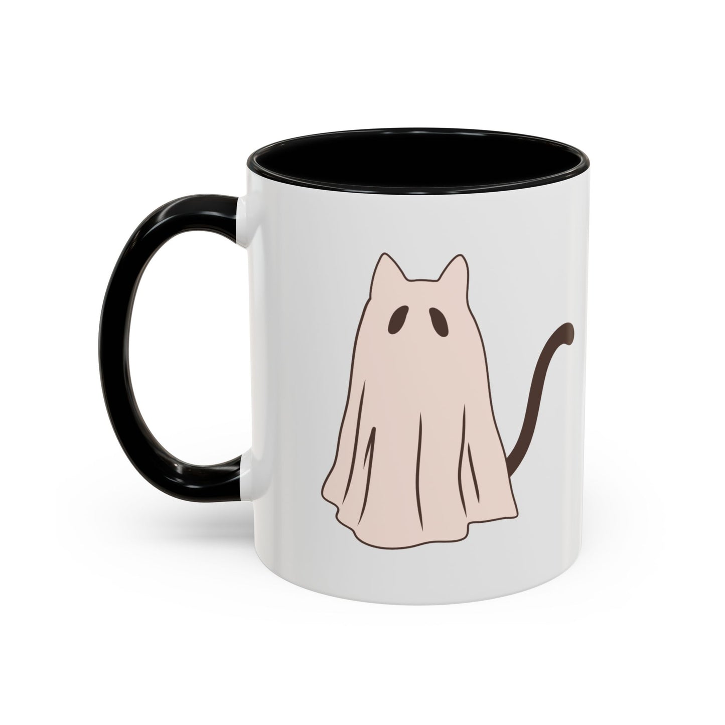 Haunted Cat Ghost Mug
