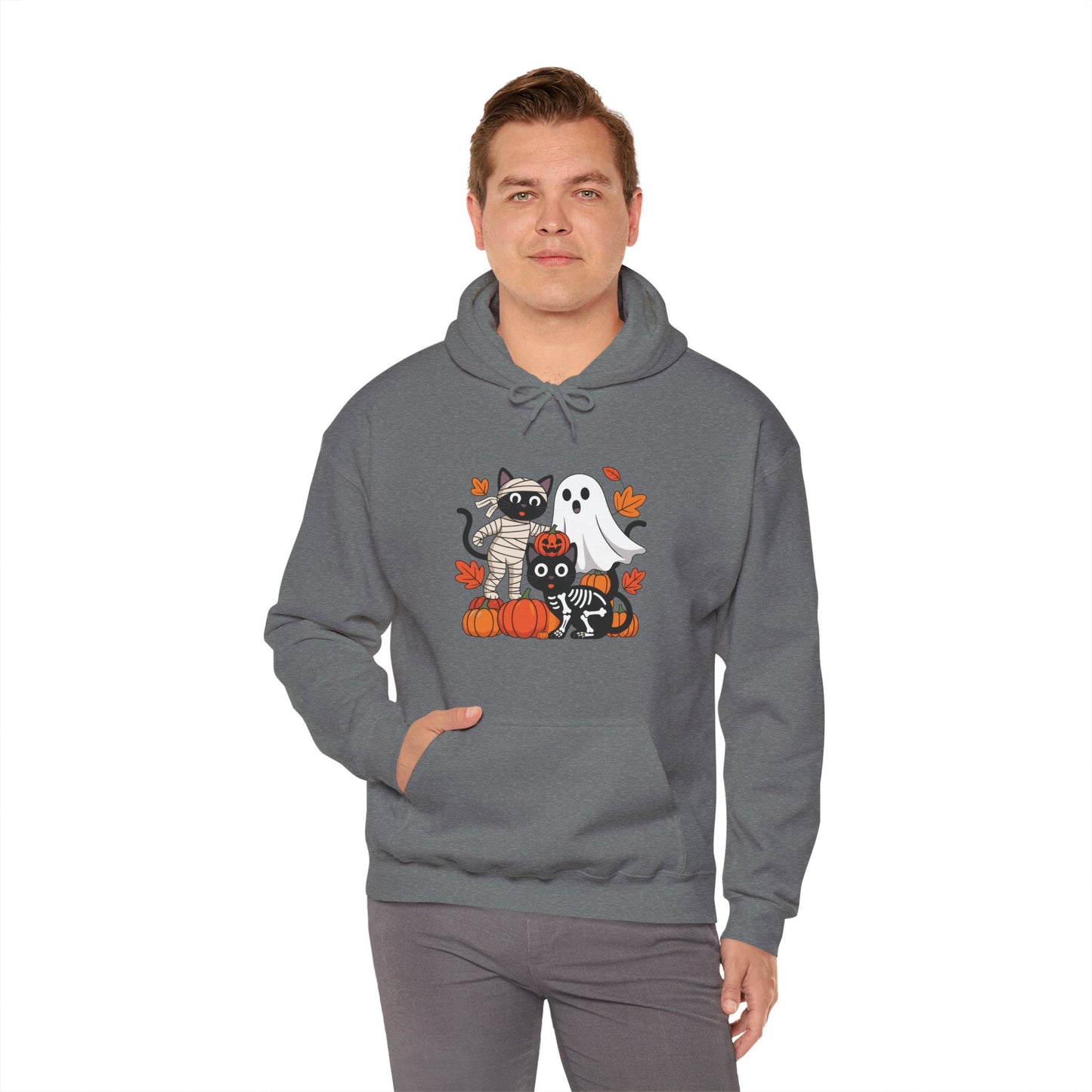 Cozy Pumpkin Cat Hoodie