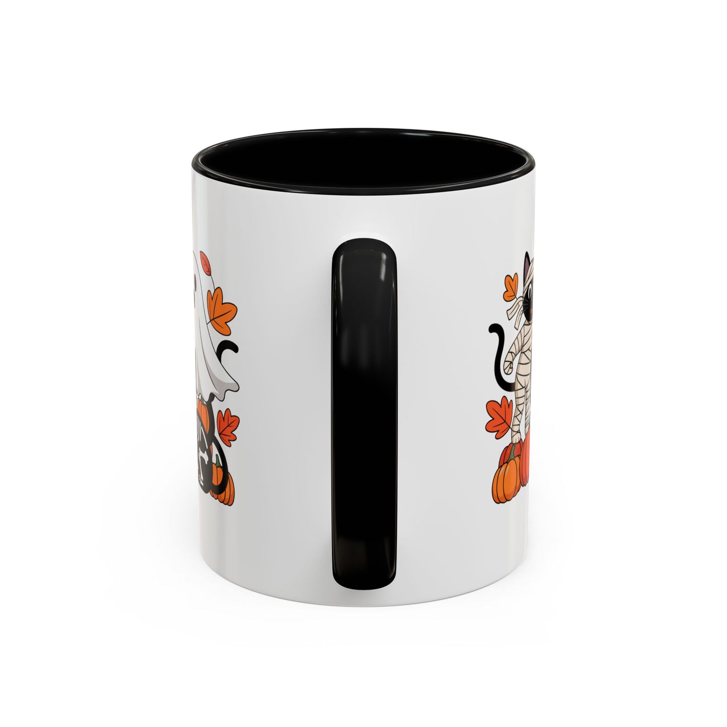 Spooky Cat & Ghost Mug