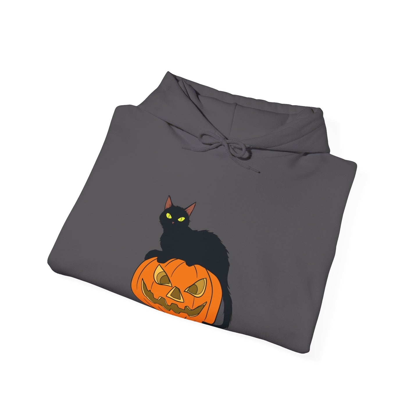 Spooky Pumpkin Cat Hoodie