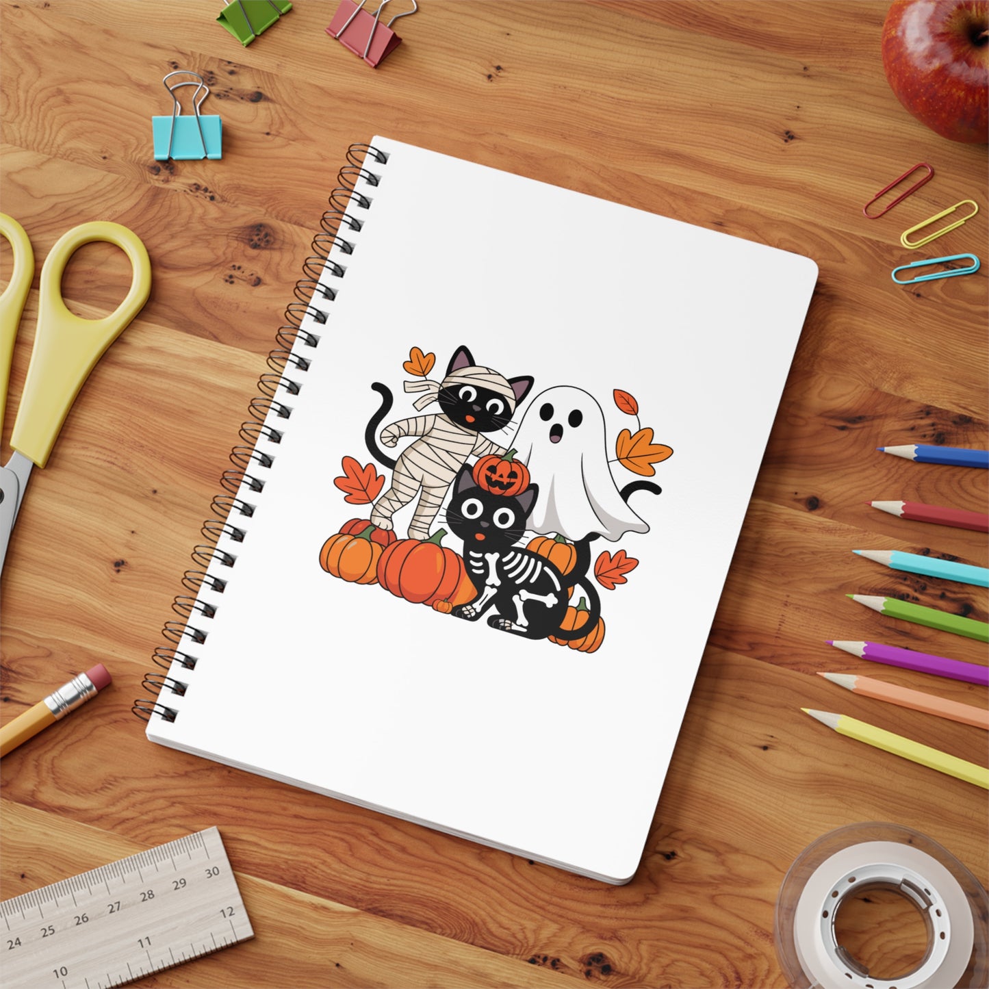 Halloween Cat Notebook