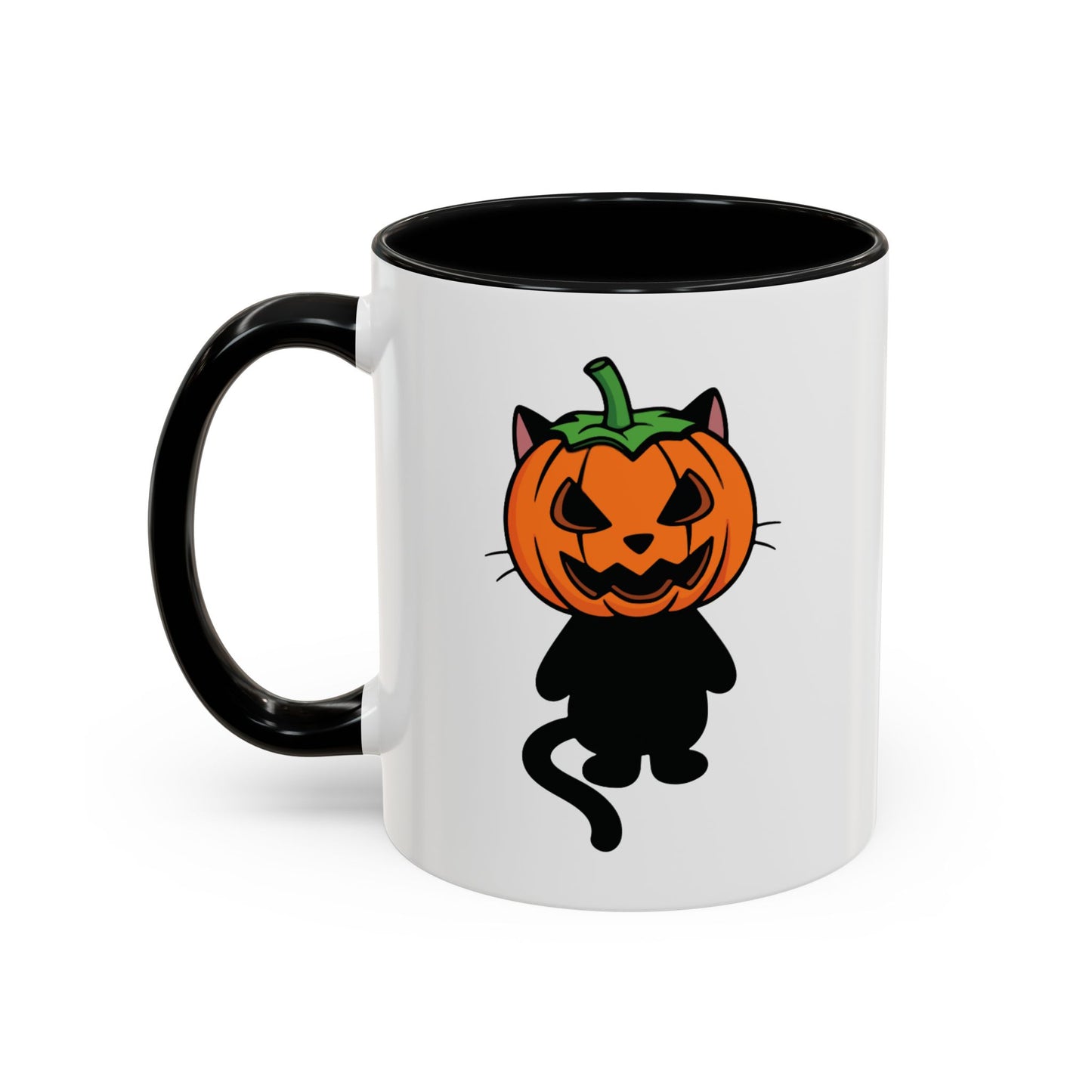 Halloween Pumpkin Cat Mug