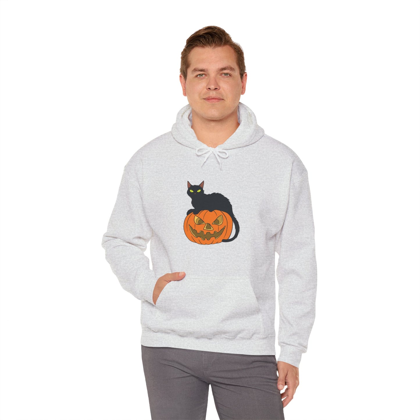 Spooky Pumpkin Cat Hoodie