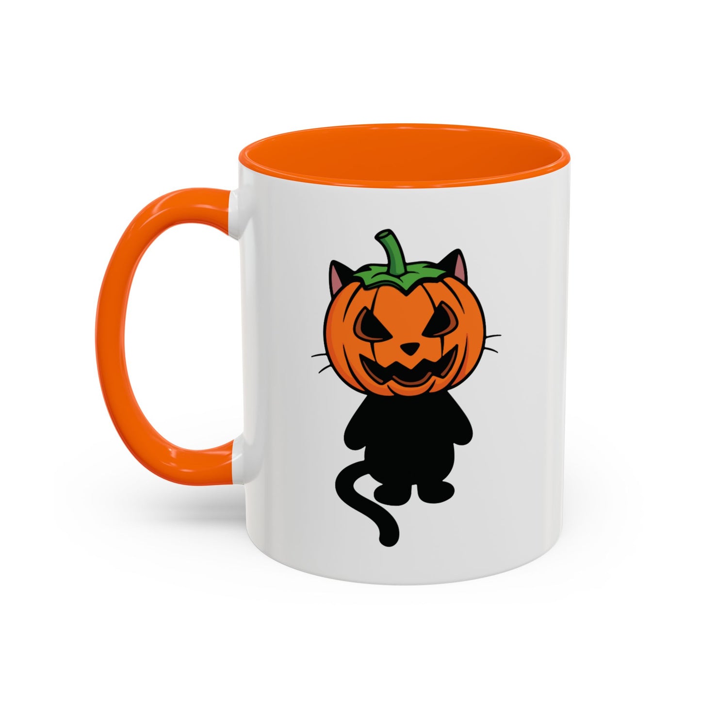 Halloween Pumpkin Cat Mug