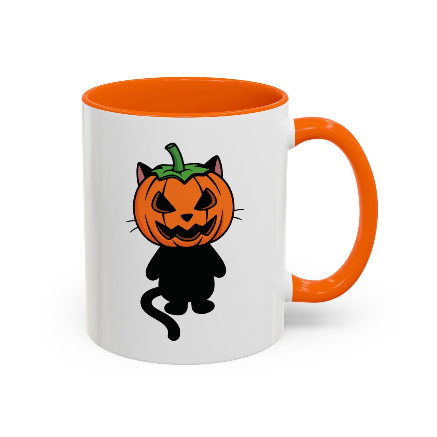 Halloween Pumpkin Cat Mug
