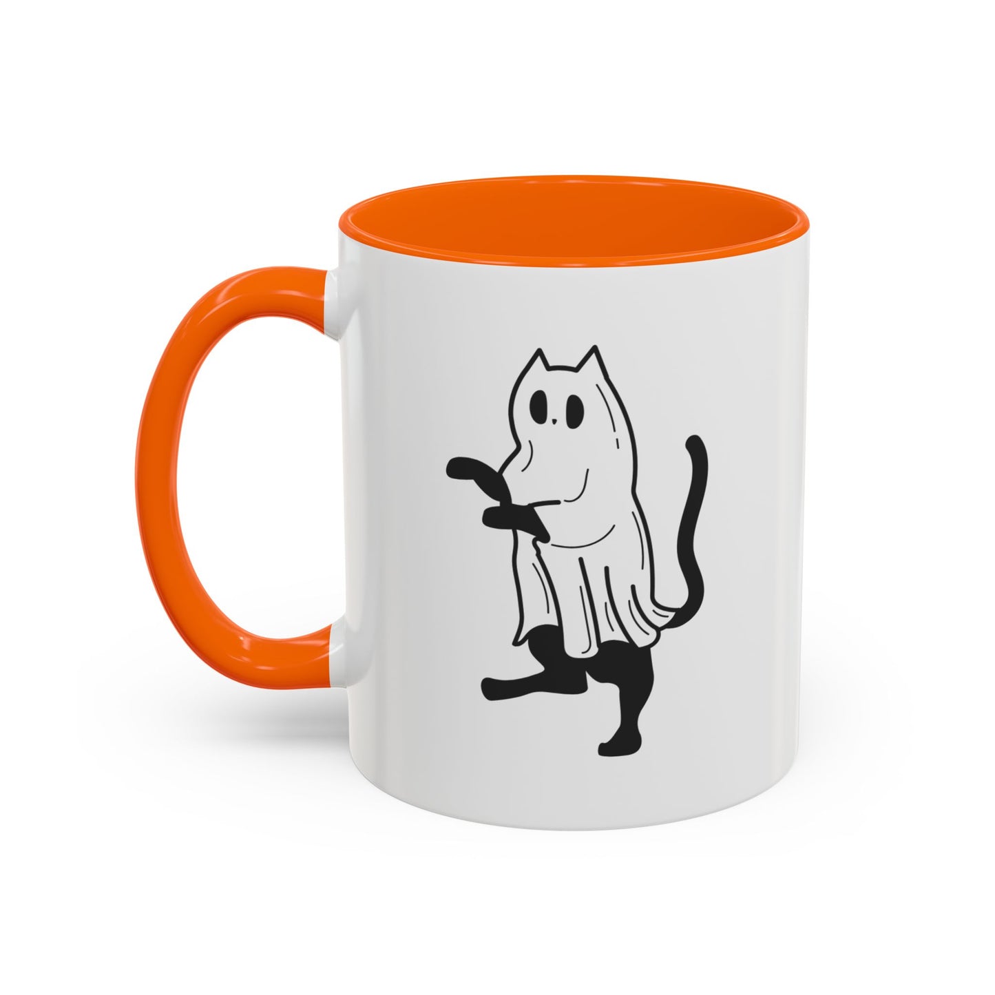 Ghost Cat Halloween Mug