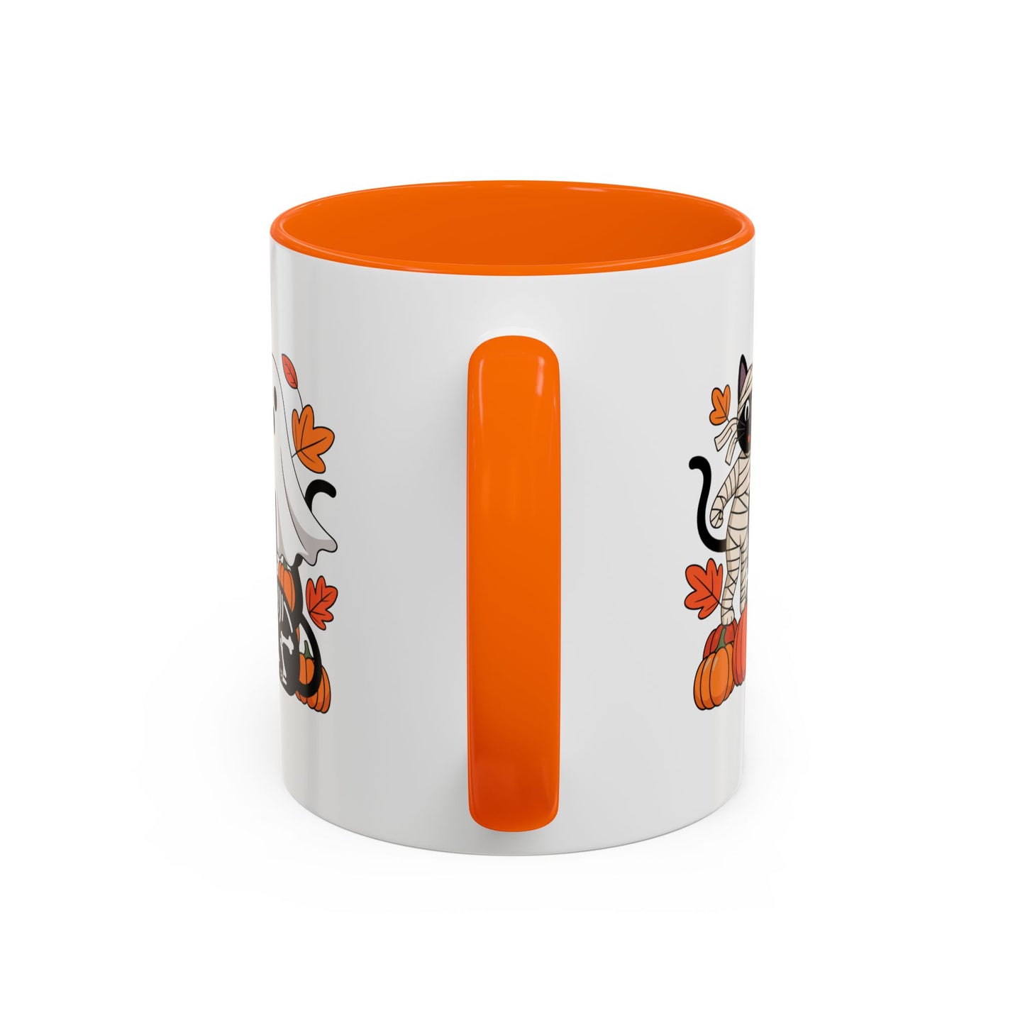 Spooky Cat & Ghost Mug