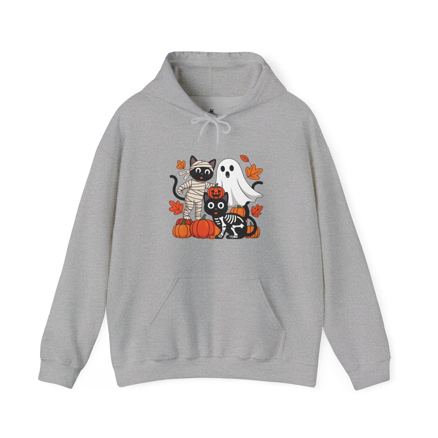 Cozy Pumpkin Cat Hoodie