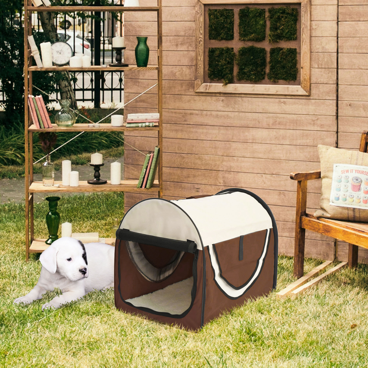 Cosy Cat Carrier - Foldable Fabric Travel Crate