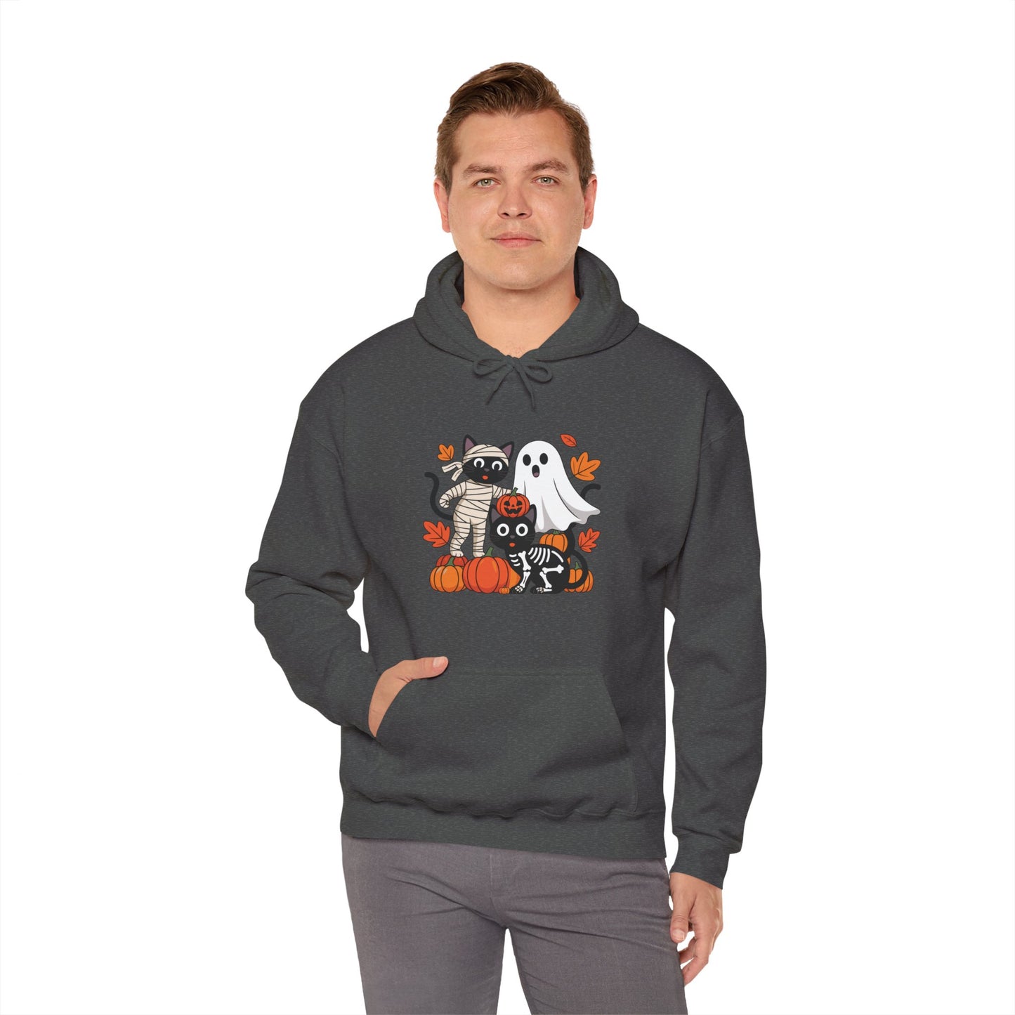 Cozy Pumpkin Cat Hoodie