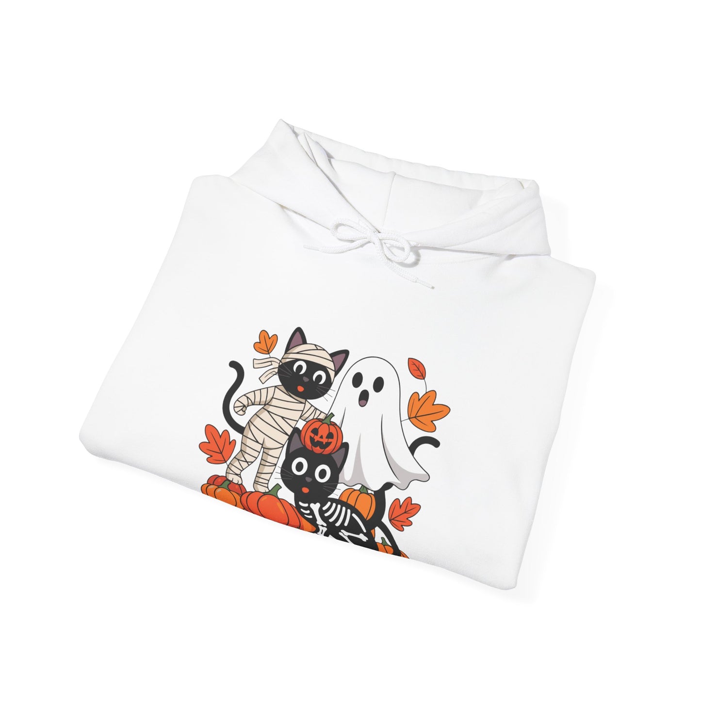 Cozy Pumpkin Cat Hoodie