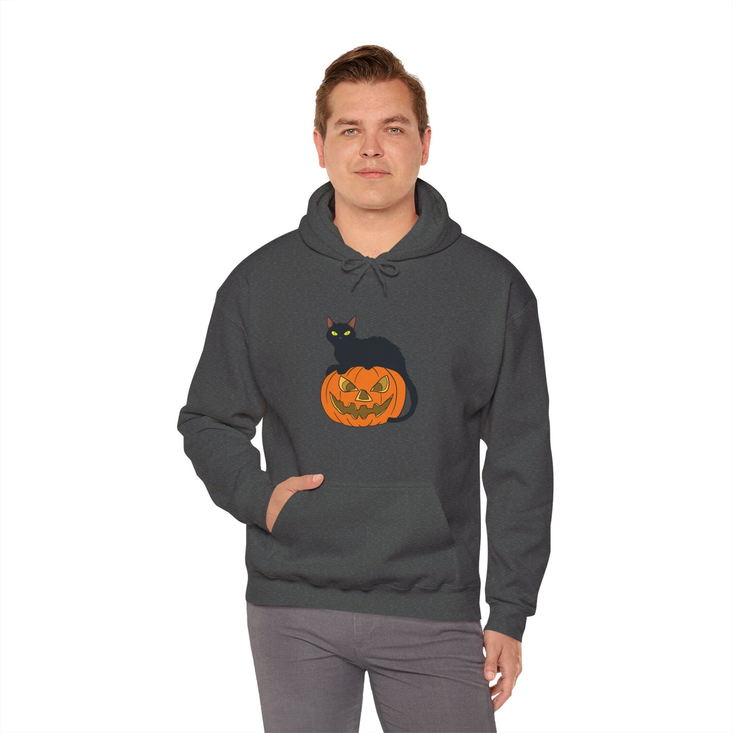 Spooky Pumpkin Cat Hoodie
