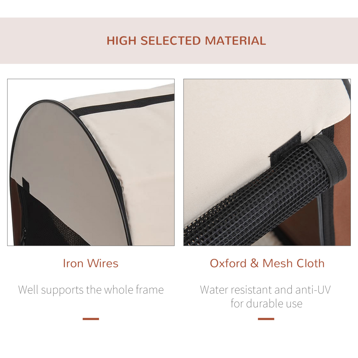 Cosy Cat Carrier - Foldable Fabric Travel Crate