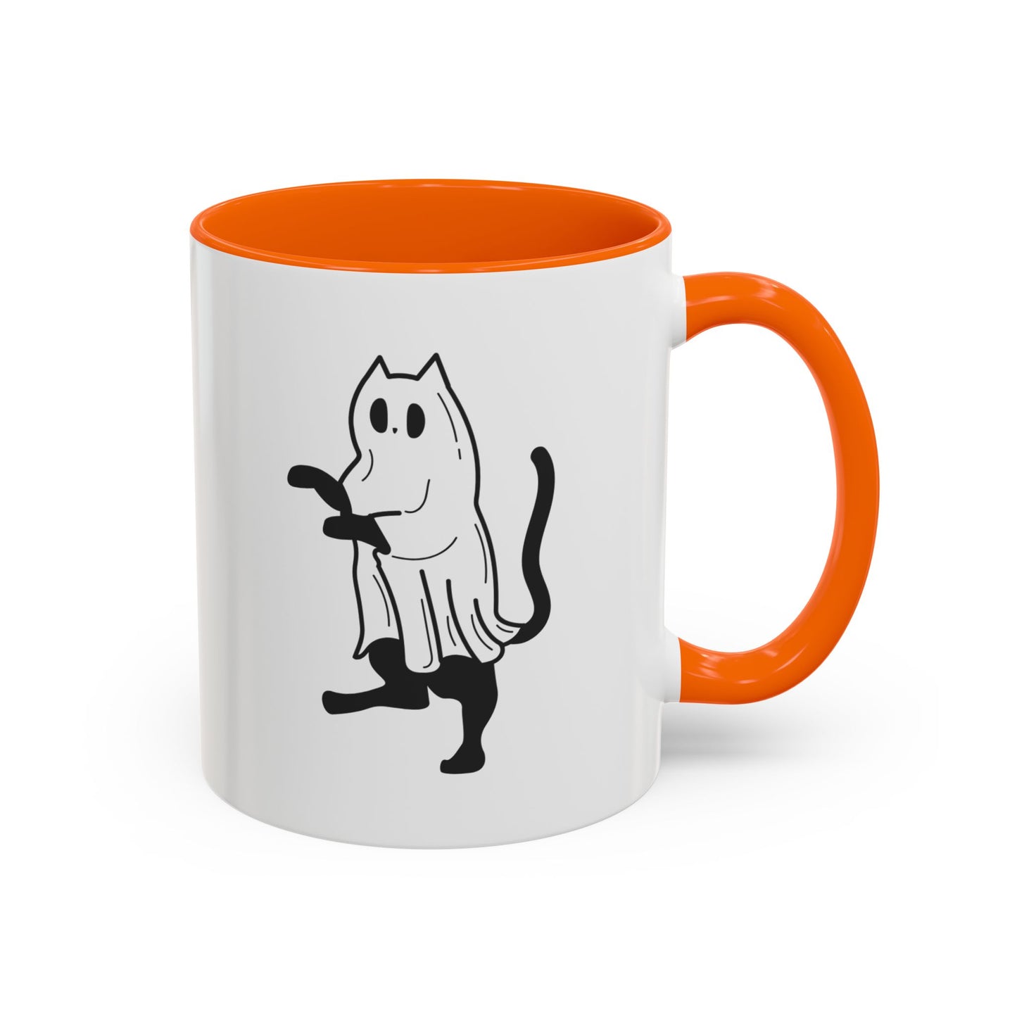 Ghost Cat Halloween Mug