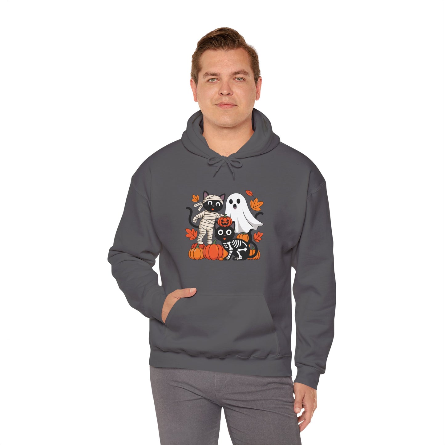 Cozy Pumpkin Cat Hoodie
