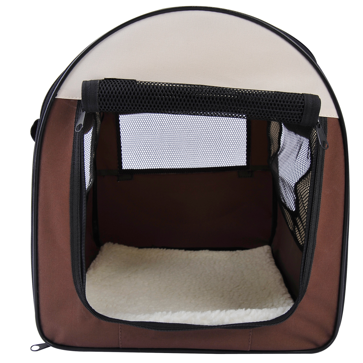 Cosy Cat Carrier - Foldable Fabric Travel Crate