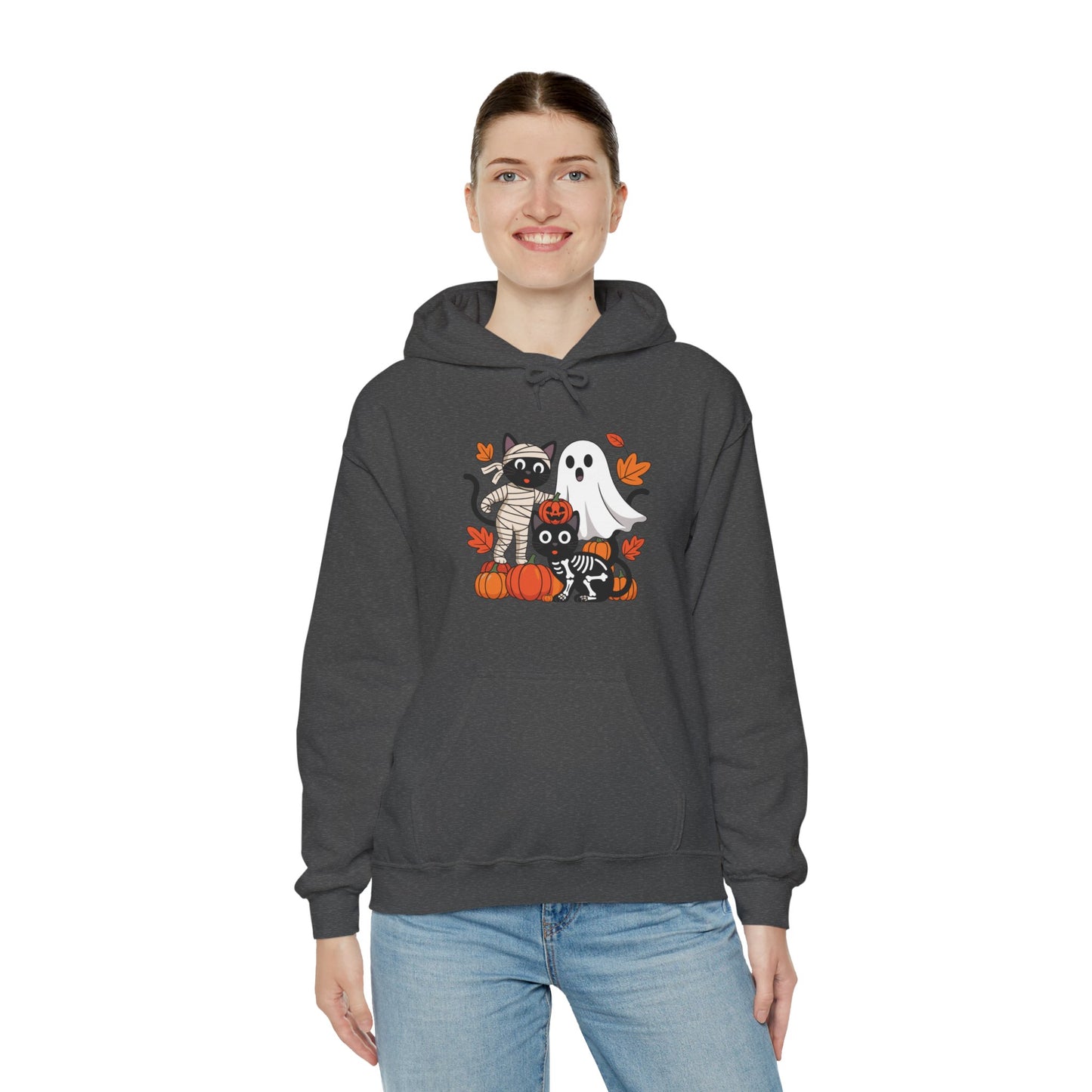Cozy Pumpkin Cat Hoodie
