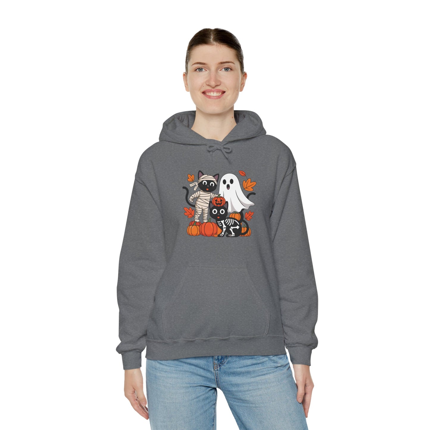 Cozy Pumpkin Cat Hoodie
