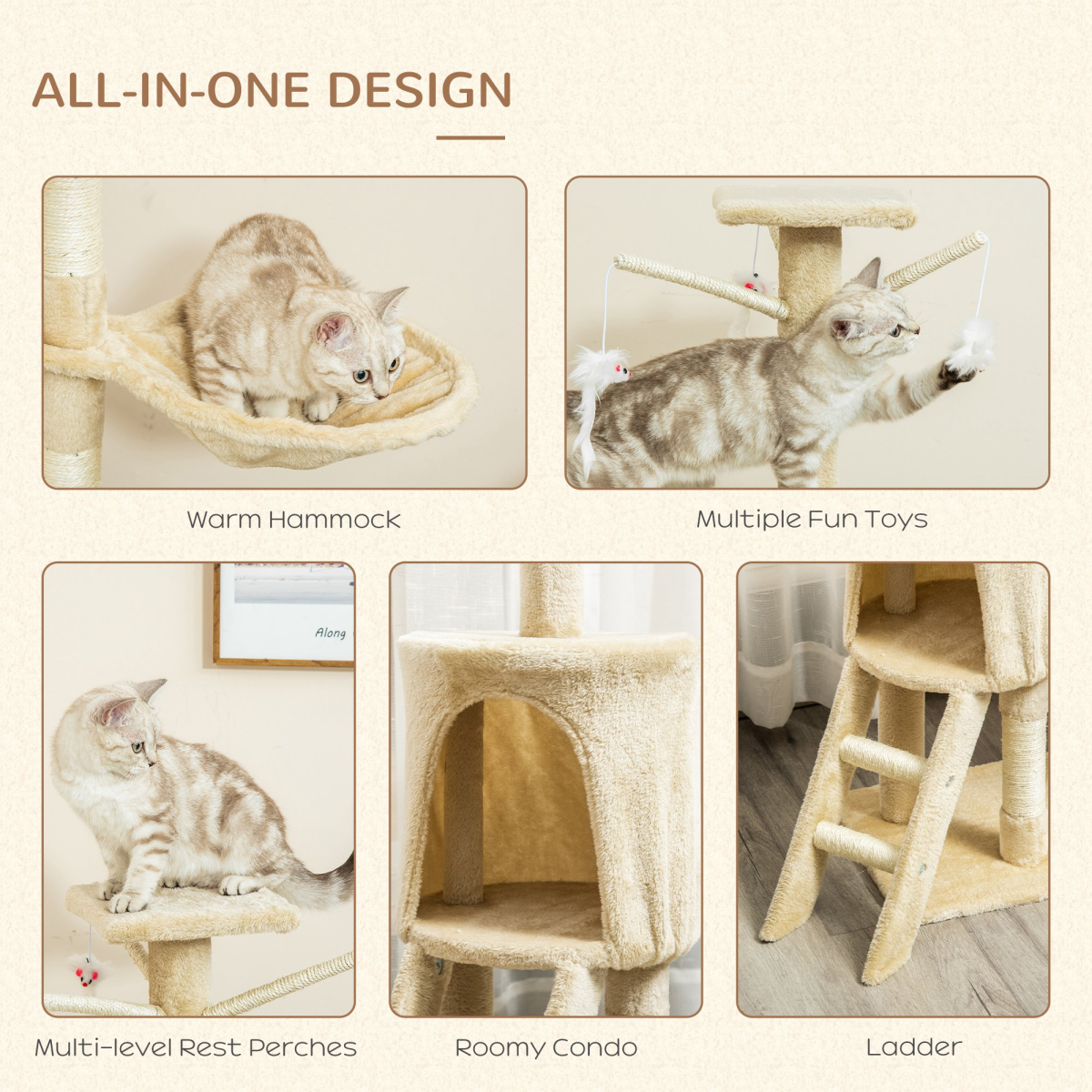 Cat Tree Kitty Activity Centre