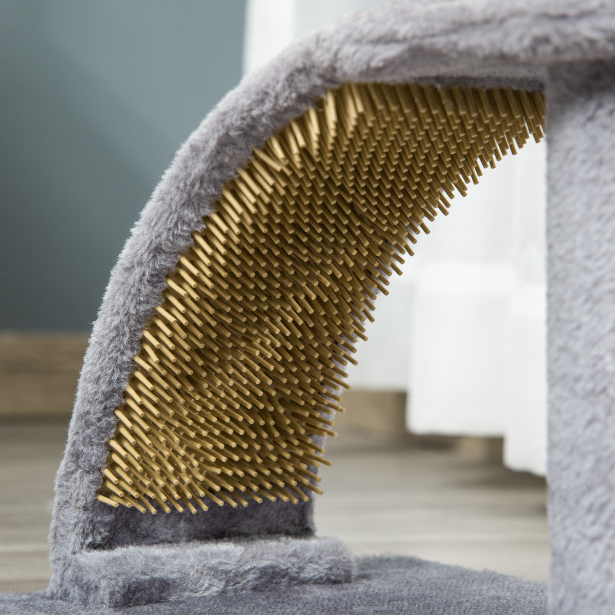 The Claw & Order – Cat Tree with Scratcher, Massage Board & Toy Ball