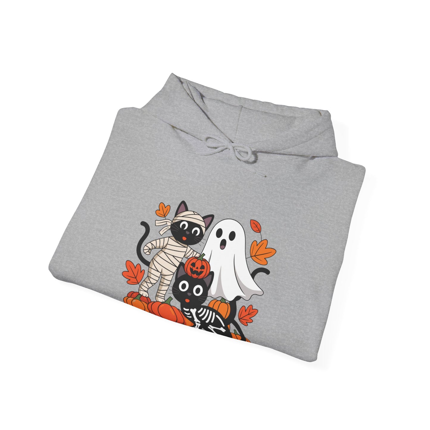 Cozy Pumpkin Cat Hoodie