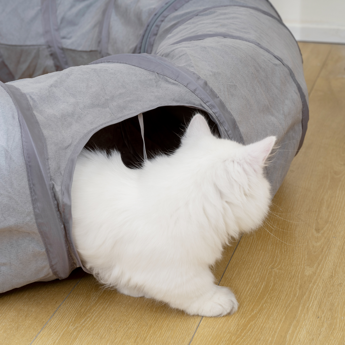 2-in-1 Cat Tunnel Bed