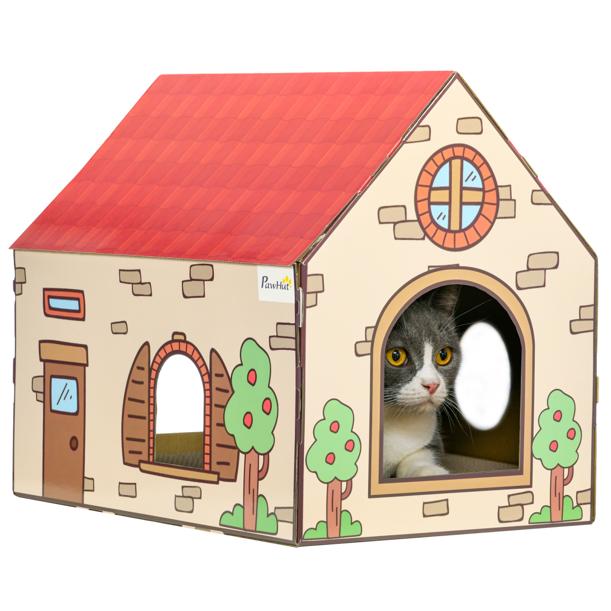 The Scratch Cottage Cat Playhouse