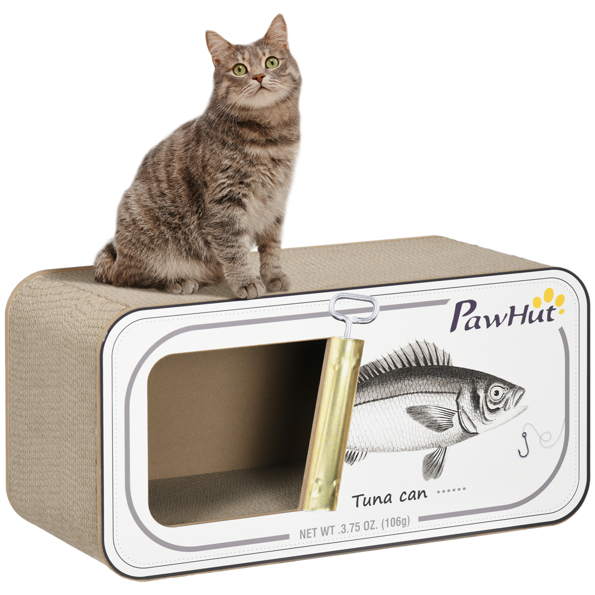Cat Scratcher Tuna Tin Bed