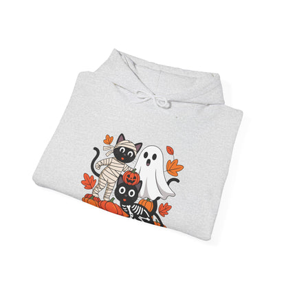 Cozy Pumpkin Cat Hoodie