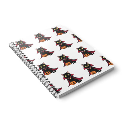 Spooky Vampire Cat Notebook