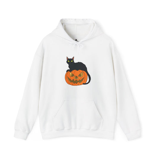 Spooky Pumpkin Cat Hoodie
