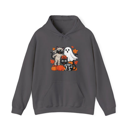 Cozy Pumpkin Cat Hoodie