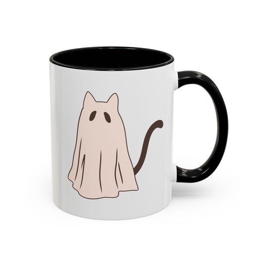 Haunted Cat Ghost Mug