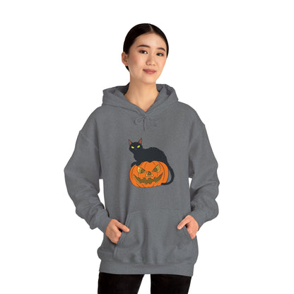 Spooky Pumpkin Cat Hoodie