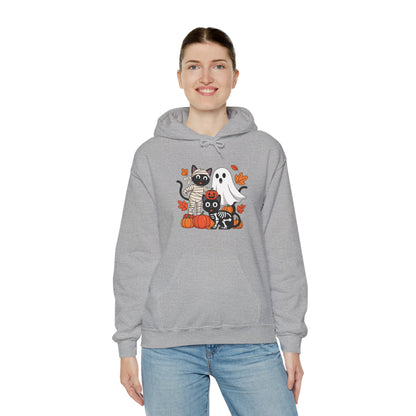 Cozy Pumpkin Cat Hoodie