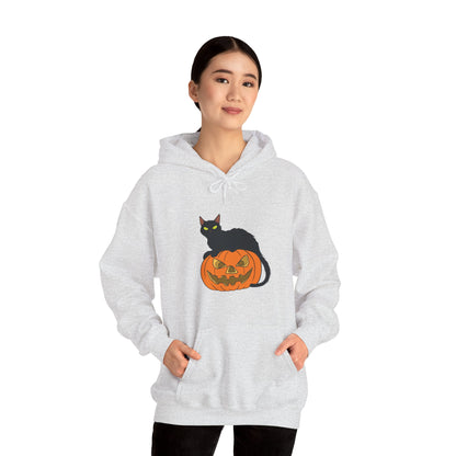 Spooky Pumpkin Cat Hoodie