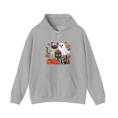 Cozy Pumpkin Cat Hoodie