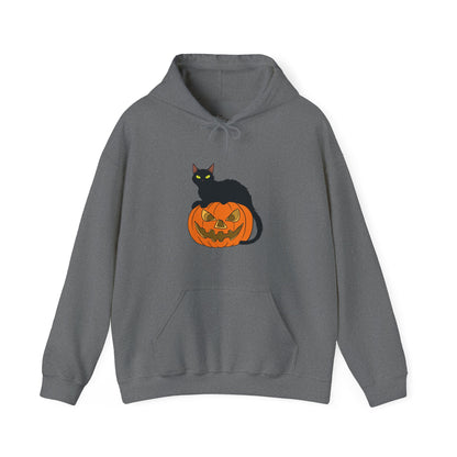 Spooky Pumpkin Cat Hoodie