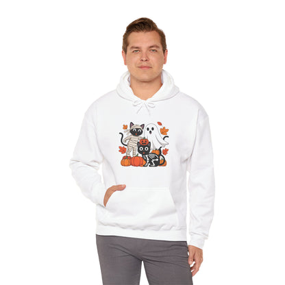 Cozy Pumpkin Cat Hoodie