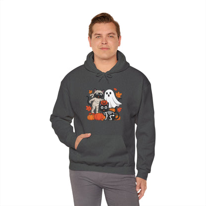 Cozy Pumpkin Cat Hoodie
