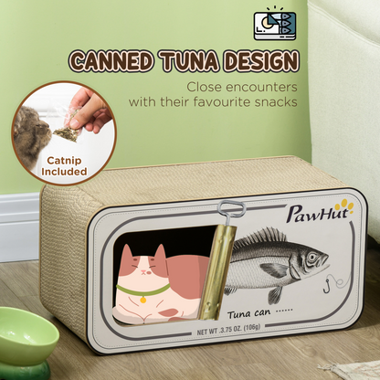 Cat Scratcher Tuna Tin Bed