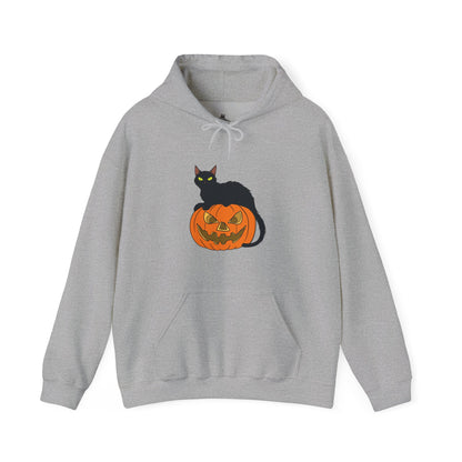 Spooky Pumpkin Cat Hoodie