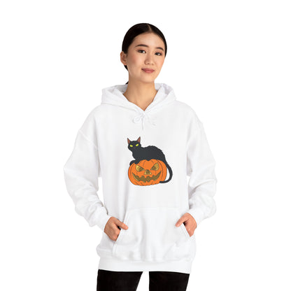 Spooky Pumpkin Cat Hoodie