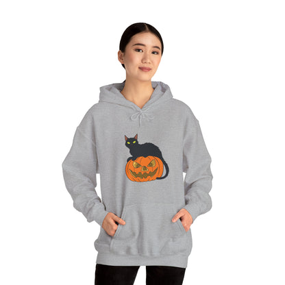Spooky Pumpkin Cat Hoodie