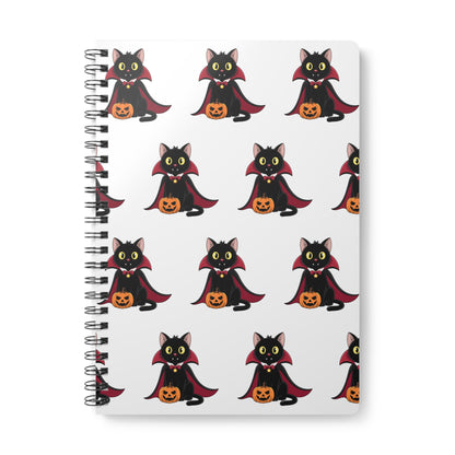 Spooky Vampire Cat Notebook