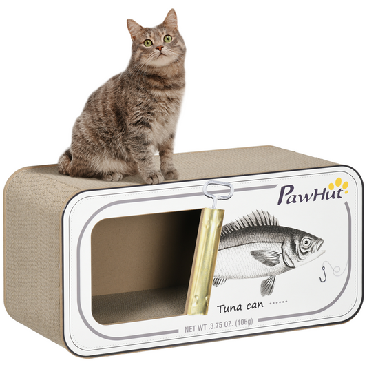 Cat Scratcher Tuna Tin Bed